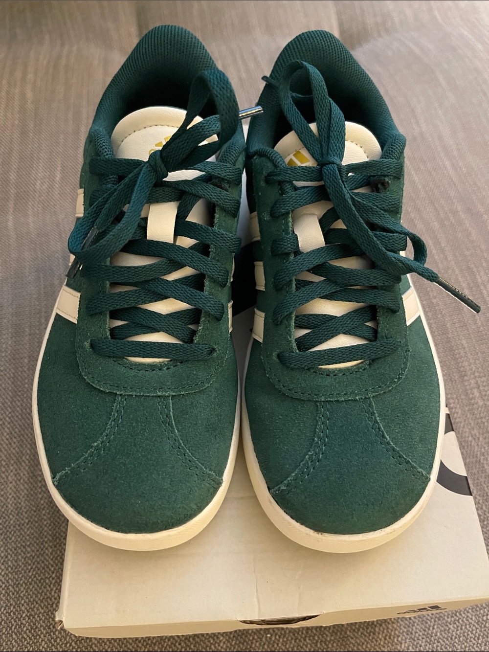 Adidas- Dark Green Skateboard VL Court 3.0 Sneakers